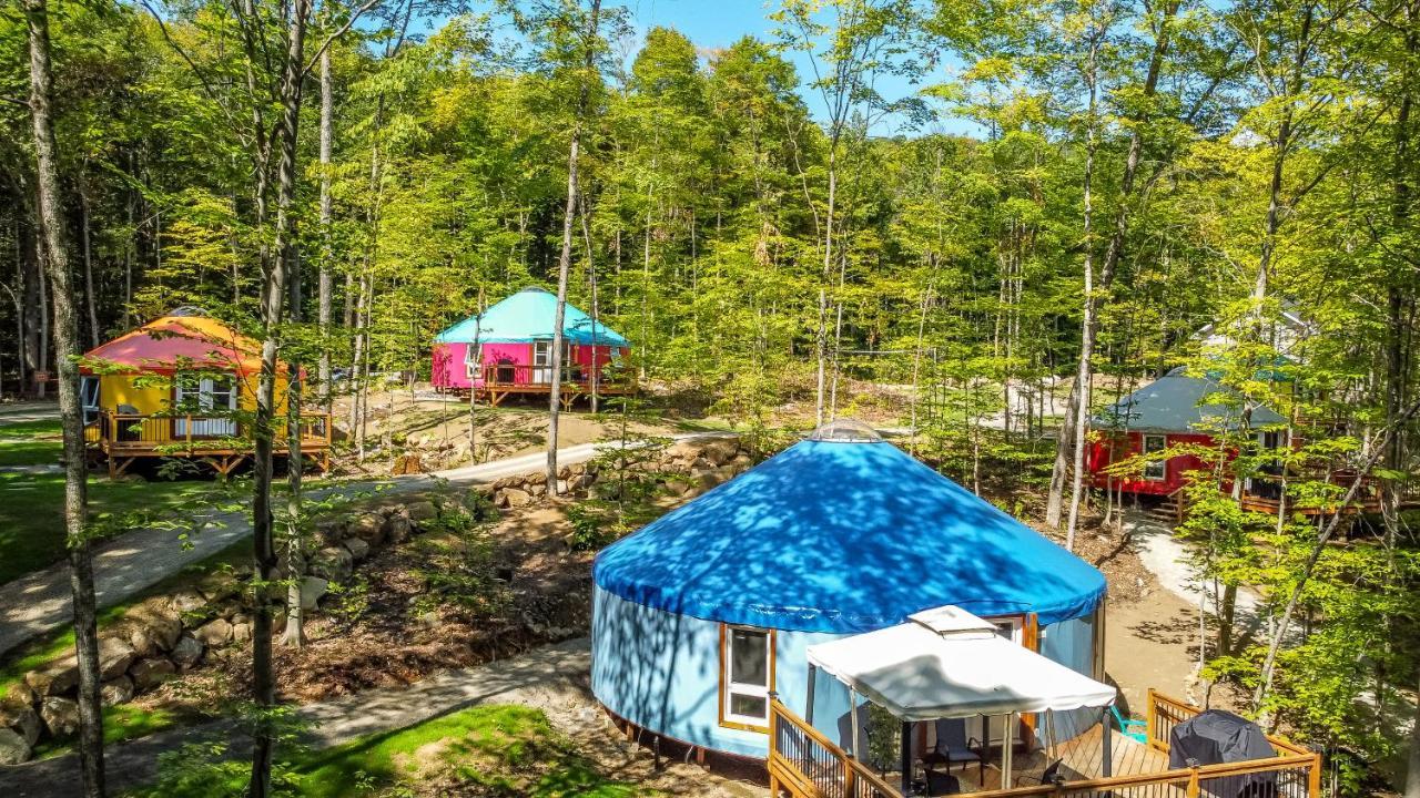 Yourtes Glamping Du Poisson Blanc Notre-Dame-du-Laus Kültér fotó