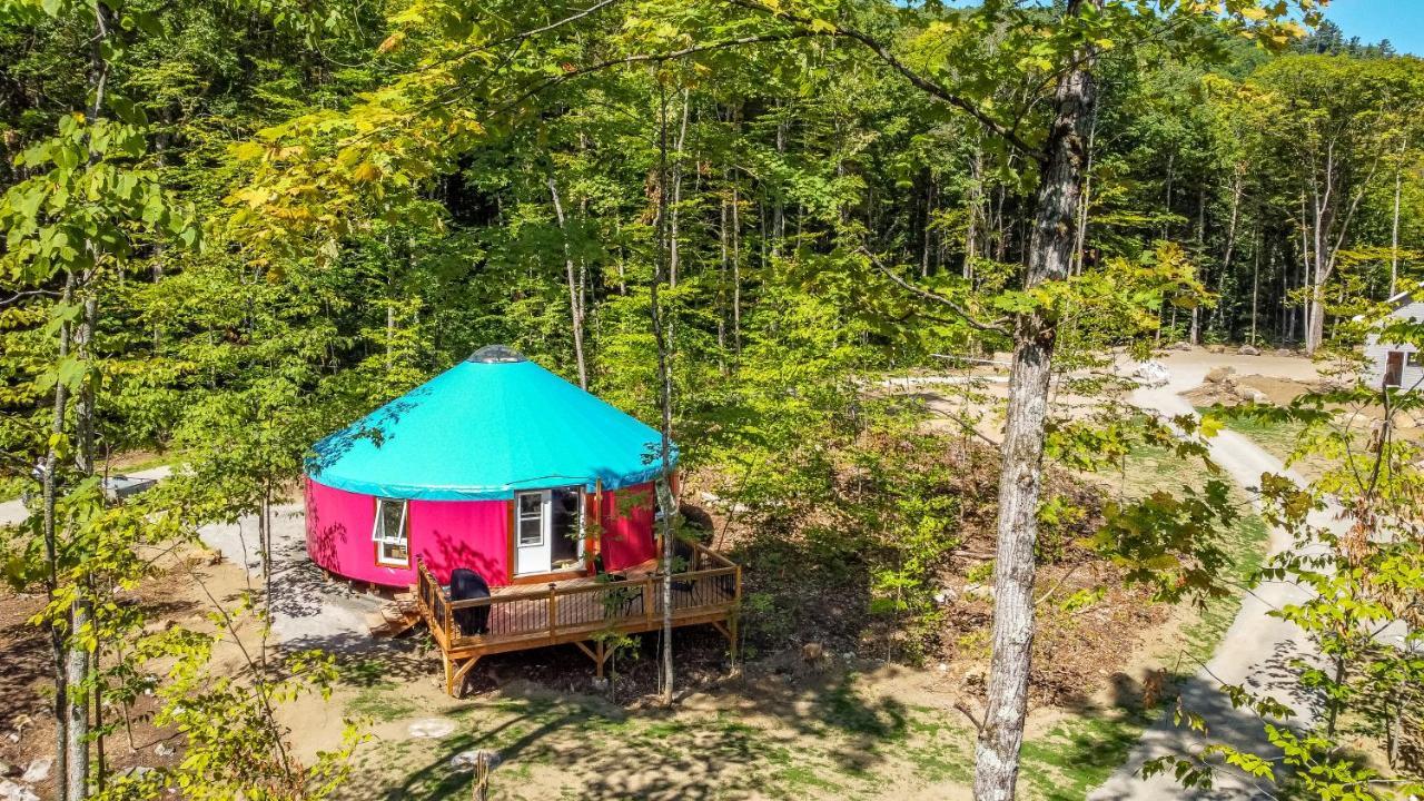 Yourtes Glamping Du Poisson Blanc Notre-Dame-du-Laus Kültér fotó